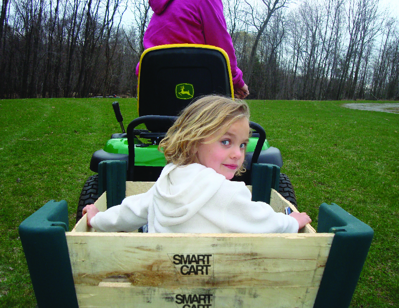 Girl in Smart Cart